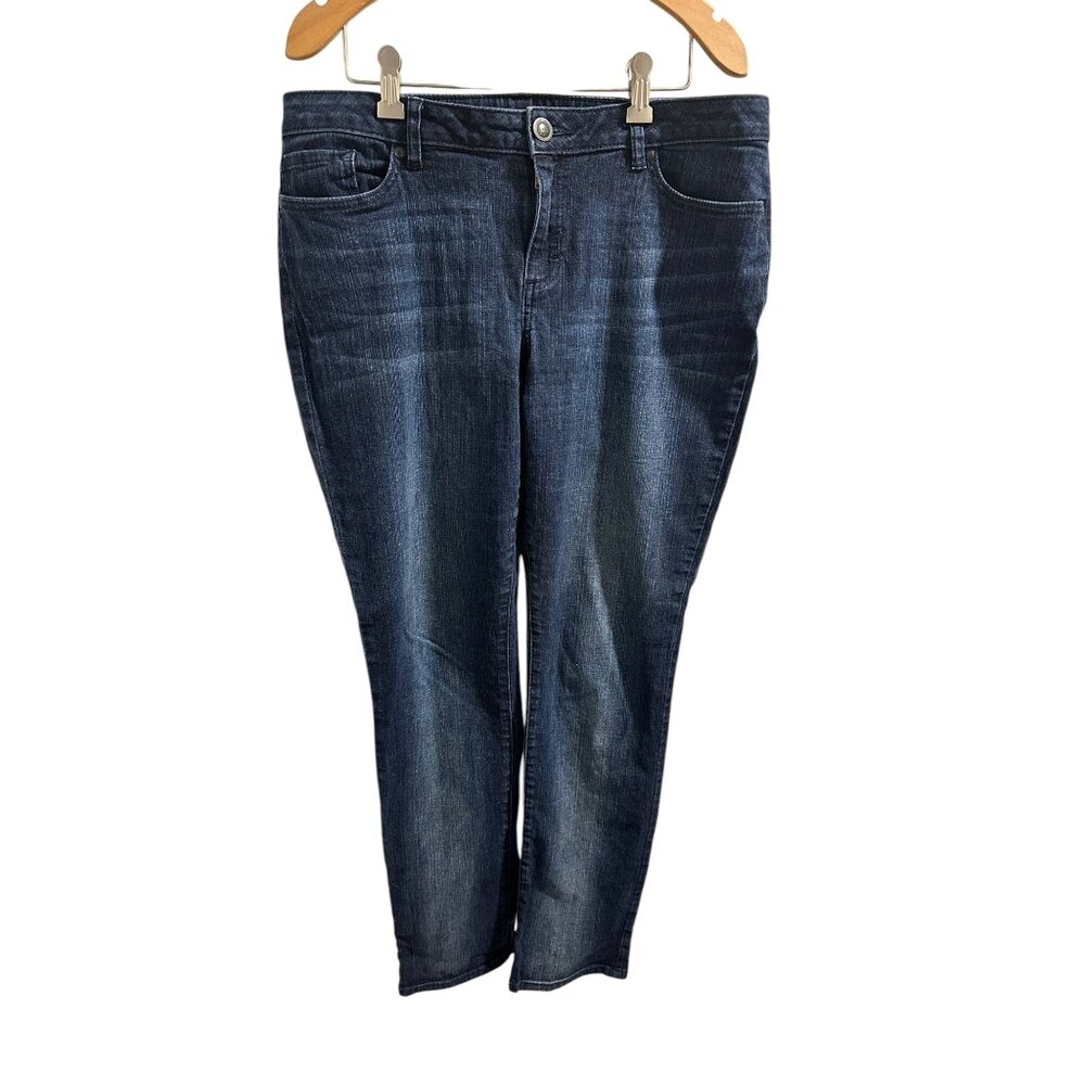 🍒 2/$20 🍒 Lauren Conrad Womens Dark Wash Denim Jeans Size 14